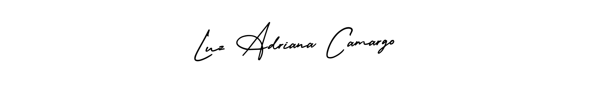 How to make Luz Adriana Camargo signature? AmerikaSignatureDemo-Regular is a professional autograph style. Create handwritten signature for Luz Adriana Camargo name. Luz Adriana Camargo signature style 3 images and pictures png