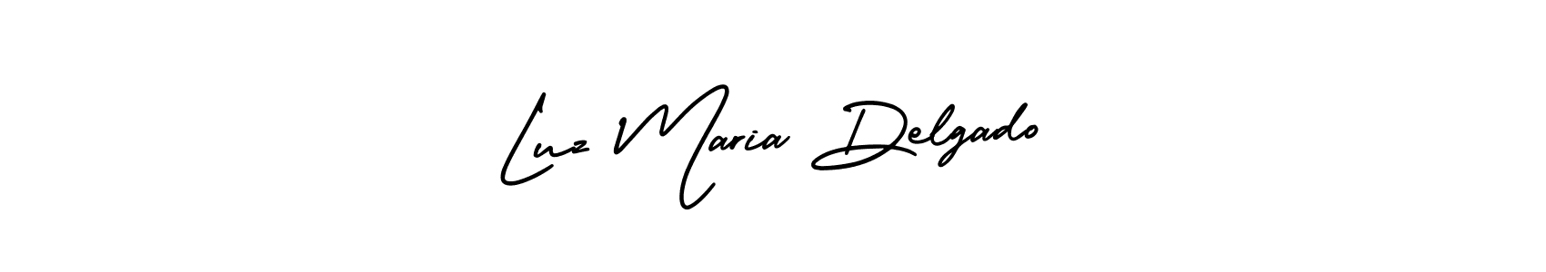 Make a beautiful signature design for name Luz Maria Delgado. With this signature (AmerikaSignatureDemo-Regular) style, you can create a handwritten signature for free. Luz Maria Delgado signature style 3 images and pictures png