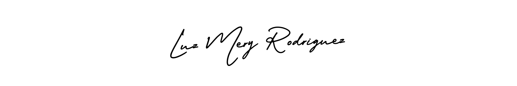 Make a short Luz Mery Rodriguez signature style. Manage your documents anywhere anytime using AmerikaSignatureDemo-Regular. Create and add eSignatures, submit forms, share and send files easily. Luz Mery Rodriguez signature style 3 images and pictures png