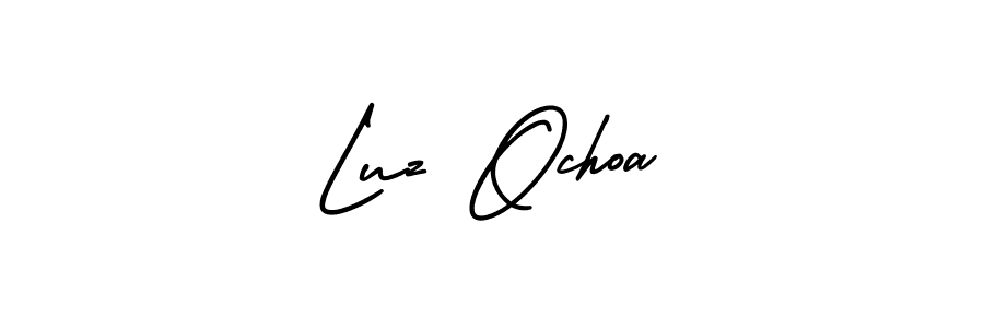 Check out images of Autograph of Luz Ochoa name. Actor Luz Ochoa Signature Style. AmerikaSignatureDemo-Regular is a professional sign style online. Luz Ochoa signature style 3 images and pictures png