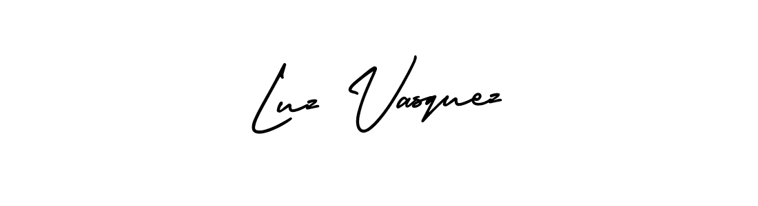 Make a beautiful signature design for name Luz Vasquez. With this signature (AmerikaSignatureDemo-Regular) style, you can create a handwritten signature for free. Luz Vasquez signature style 3 images and pictures png