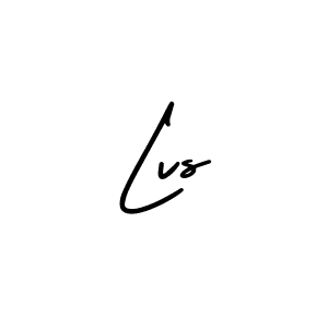 How to make Lvs name signature. Use AmerikaSignatureDemo-Regular style for creating short signs online. This is the latest handwritten sign. Lvs signature style 3 images and pictures png