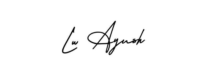 Make a beautiful signature design for name Lw Ayush. Use this online signature maker to create a handwritten signature for free. Lw Ayush signature style 3 images and pictures png