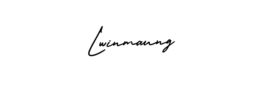 It looks lik you need a new signature style for name Lwinmaung. Design unique handwritten (AmerikaSignatureDemo-Regular) signature with our free signature maker in just a few clicks. Lwinmaung signature style 3 images and pictures png