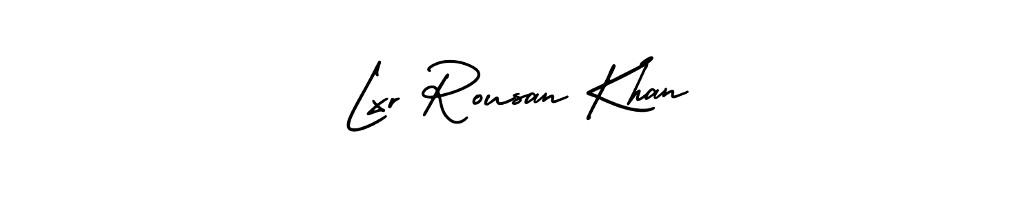 Also we have Lxr Rousan Khan name is the best signature style. Create professional handwritten signature collection using AmerikaSignatureDemo-Regular autograph style. Lxr Rousan Khan signature style 3 images and pictures png