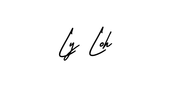 Also we have Ly Loh name is the best signature style. Create professional handwritten signature collection using AmerikaSignatureDemo-Regular autograph style. Ly Loh signature style 3 images and pictures png