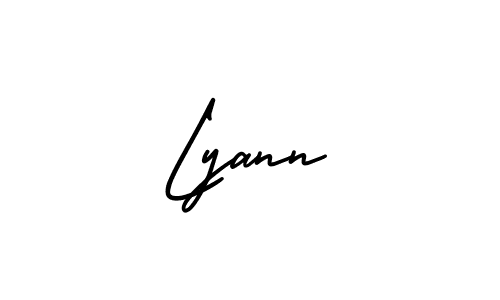 It looks lik you need a new signature style for name Lyann. Design unique handwritten (AmerikaSignatureDemo-Regular) signature with our free signature maker in just a few clicks. Lyann signature style 3 images and pictures png