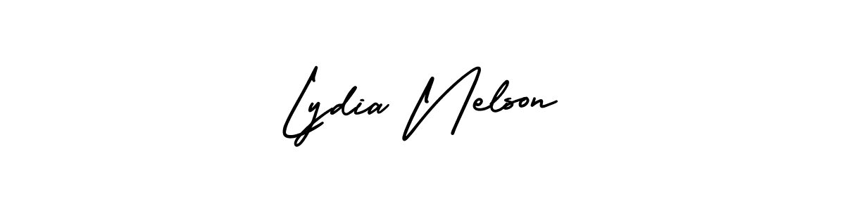 How to Draw Lydia Nelson signature style? AmerikaSignatureDemo-Regular is a latest design signature styles for name Lydia Nelson. Lydia Nelson signature style 3 images and pictures png