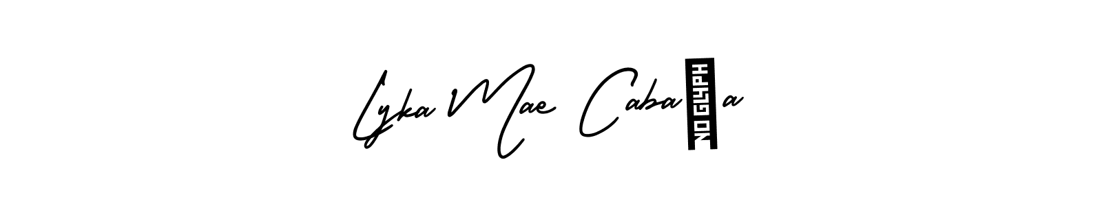 Here are the top 10 professional signature styles for the name Lyka Mae Cabaña. These are the best autograph styles you can use for your name. Lyka Mae Cabaña signature style 3 images and pictures png