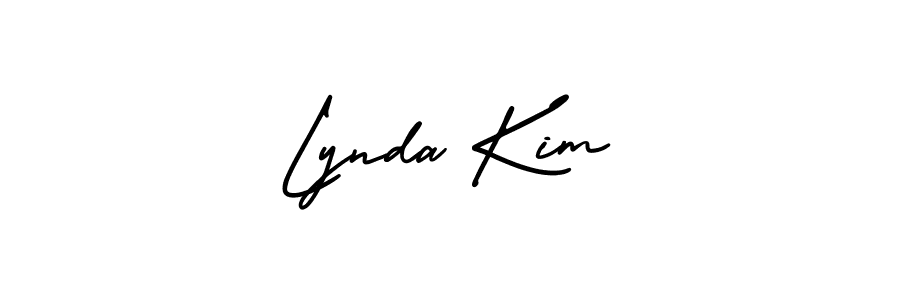 Create a beautiful signature design for name Lynda Kim. With this signature (AmerikaSignatureDemo-Regular) fonts, you can make a handwritten signature for free. Lynda Kim signature style 3 images and pictures png