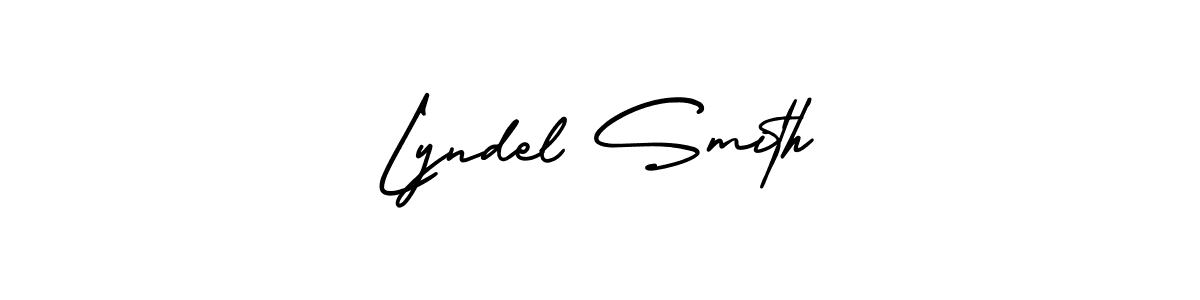 AmerikaSignatureDemo-Regular is a professional signature style that is perfect for those who want to add a touch of class to their signature. It is also a great choice for those who want to make their signature more unique. Get Lyndel Smith name to fancy signature for free. Lyndel Smith signature style 3 images and pictures png