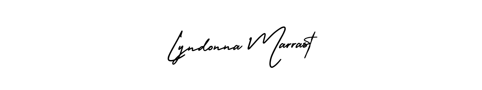 Similarly AmerikaSignatureDemo-Regular is the best handwritten signature design. Signature creator online .You can use it as an online autograph creator for name Lyndonna Marrast. Lyndonna Marrast signature style 3 images and pictures png