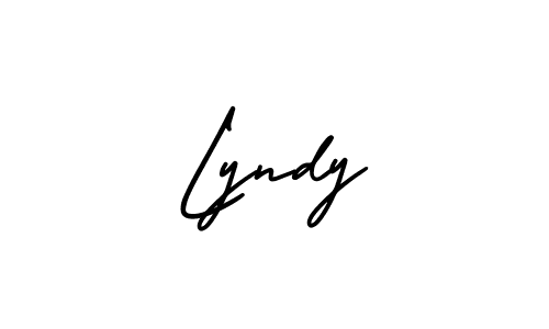 if you are searching for the best signature style for your name Lyndy. so please give up your signature search. here we have designed multiple signature styles  using AmerikaSignatureDemo-Regular. Lyndy signature style 3 images and pictures png