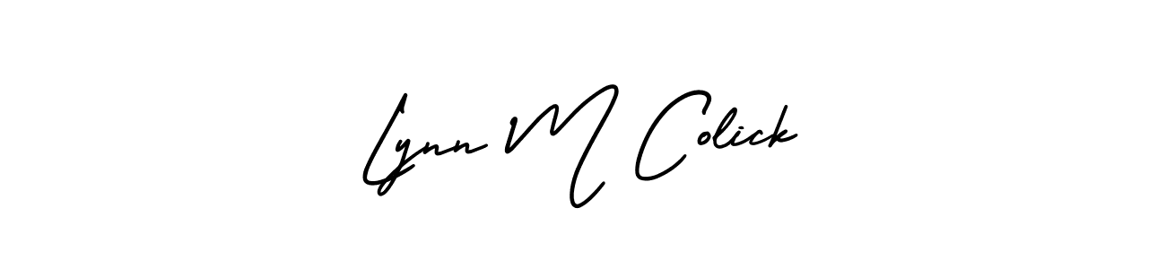 Design your own signature with our free online signature maker. With this signature software, you can create a handwritten (AmerikaSignatureDemo-Regular) signature for name Lynn M Colick. Lynn M Colick signature style 3 images and pictures png