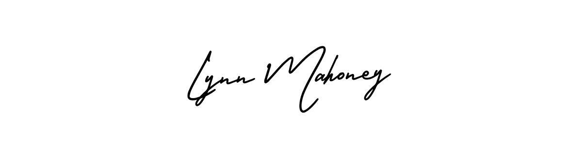 The best way (AmerikaSignatureDemo-Regular) to make a short signature is to pick only two or three words in your name. The name Lynn Mahoney include a total of six letters. For converting this name. Lynn Mahoney signature style 3 images and pictures png