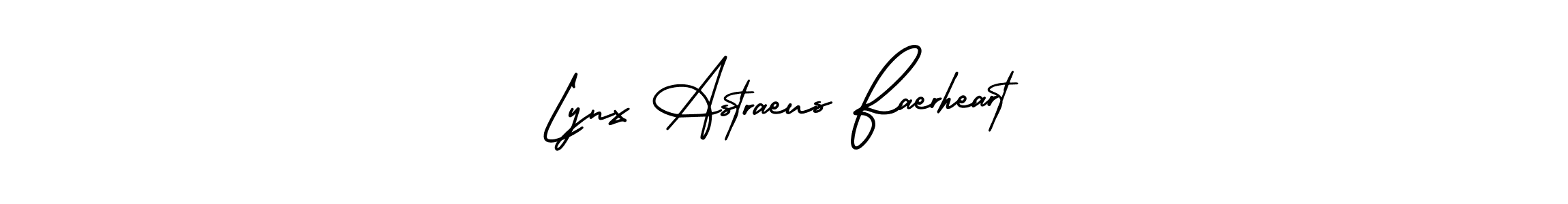 You can use this online signature creator to create a handwritten signature for the name Lynx Astraeus Faerheart. This is the best online autograph maker. Lynx Astraeus Faerheart signature style 3 images and pictures png