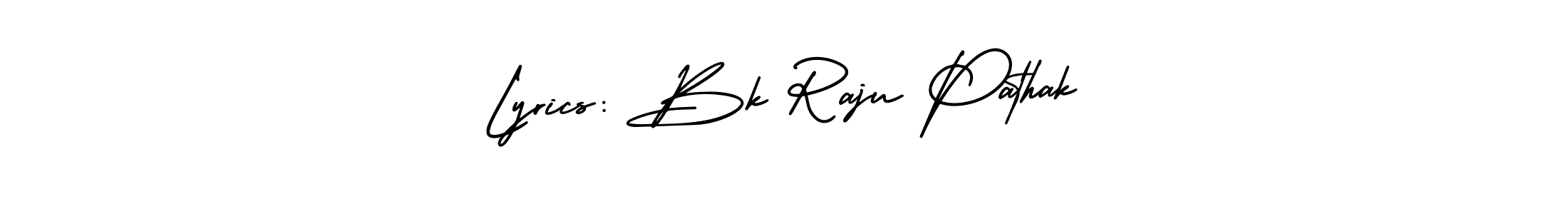 Make a beautiful signature design for name Lyrics: Bk Raju Pathak. Use this online signature maker to create a handwritten signature for free. Lyrics: Bk Raju Pathak signature style 3 images and pictures png