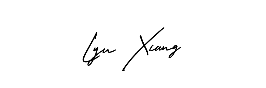 Make a beautiful signature design for name Lyu Xiang. Use this online signature maker to create a handwritten signature for free. Lyu Xiang signature style 3 images and pictures png