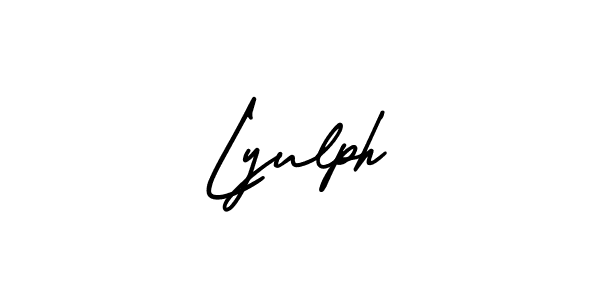 Create a beautiful signature design for name Lyulph. With this signature (AmerikaSignatureDemo-Regular) fonts, you can make a handwritten signature for free. Lyulph signature style 3 images and pictures png