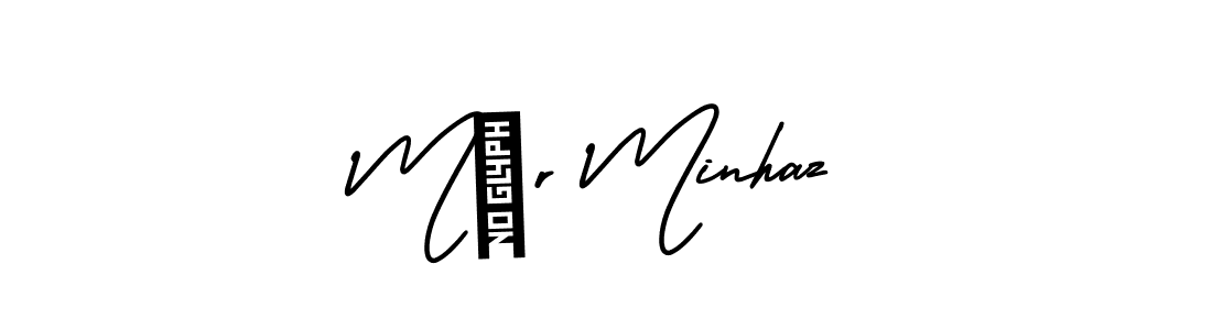 if you are searching for the best signature style for your name Mìr Minhaz. so please give up your signature search. here we have designed multiple signature styles  using AmerikaSignatureDemo-Regular. Mìr Minhaz signature style 3 images and pictures png