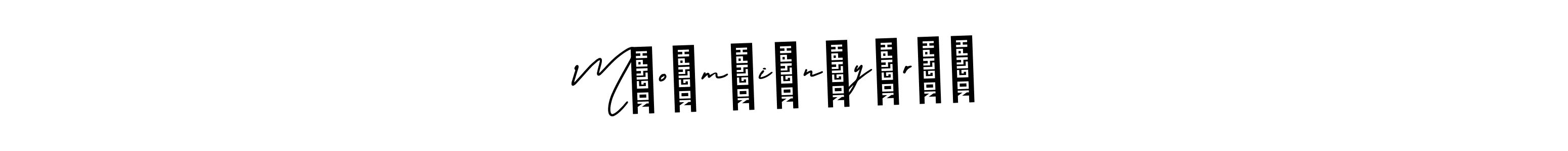 How to Draw M　o　m　i　n　y　r　ツ signature style? AmerikaSignatureDemo-Regular is a latest design signature styles for name M　o　m　i　n　y　r　ツ. M　o　m　i　n　y　r　ツ signature style 3 images and pictures png
