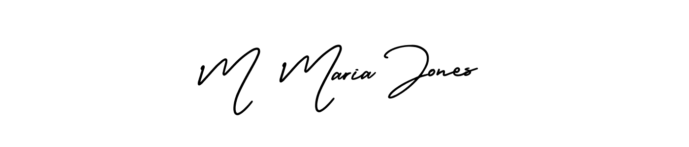 Check out images of Autograph of M  Maria Jones name. Actor M  Maria Jones Signature Style. AmerikaSignatureDemo-Regular is a professional sign style online. M  Maria Jones signature style 3 images and pictures png