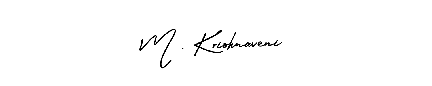 Here are the top 10 professional signature styles for the name M . Krishnaveni. These are the best autograph styles you can use for your name. M . Krishnaveni signature style 3 images and pictures png