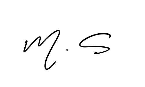 How to make M . S signature? AmerikaSignatureDemo-Regular is a professional autograph style. Create handwritten signature for M . S name. M . S signature style 3 images and pictures png