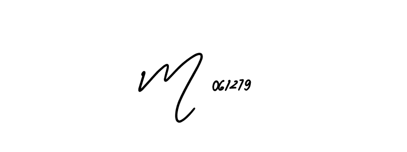 Create a beautiful signature design for name M 061279. With this signature (AmerikaSignatureDemo-Regular) fonts, you can make a handwritten signature for free. M 061279 signature style 3 images and pictures png