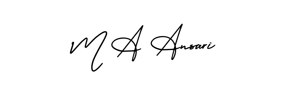 Once you've used our free online signature maker to create your best signature AmerikaSignatureDemo-Regular style, it's time to enjoy all of the benefits that M A Ansari name signing documents. M A Ansari signature style 3 images and pictures png