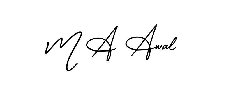 Here are the top 10 professional signature styles for the name M A Awal. These are the best autograph styles you can use for your name. M A Awal signature style 3 images and pictures png