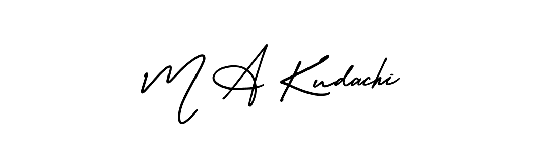 Best and Professional Signature Style for M A Kudachi. AmerikaSignatureDemo-Regular Best Signature Style Collection. M A Kudachi signature style 3 images and pictures png