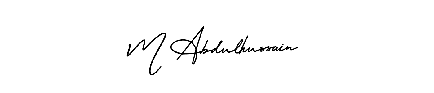Check out images of Autograph of M Abdulhussain name. Actor M Abdulhussain Signature Style. AmerikaSignatureDemo-Regular is a professional sign style online. M Abdulhussain signature style 3 images and pictures png