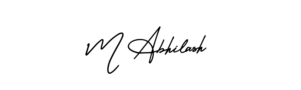 Make a short M Abhilash signature style. Manage your documents anywhere anytime using AmerikaSignatureDemo-Regular. Create and add eSignatures, submit forms, share and send files easily. M Abhilash signature style 3 images and pictures png