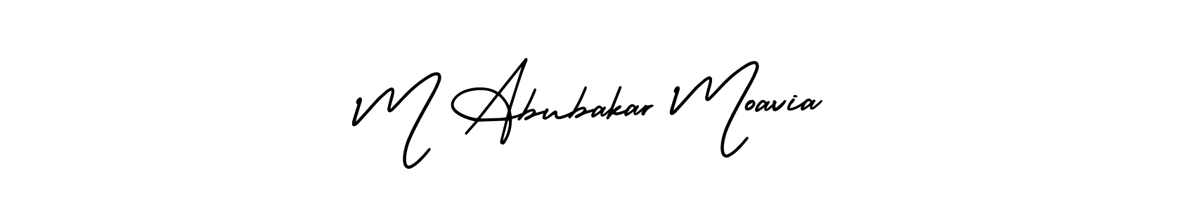 Here are the top 10 professional signature styles for the name M Abubakar Moavia. These are the best autograph styles you can use for your name. M Abubakar Moavia signature style 3 images and pictures png