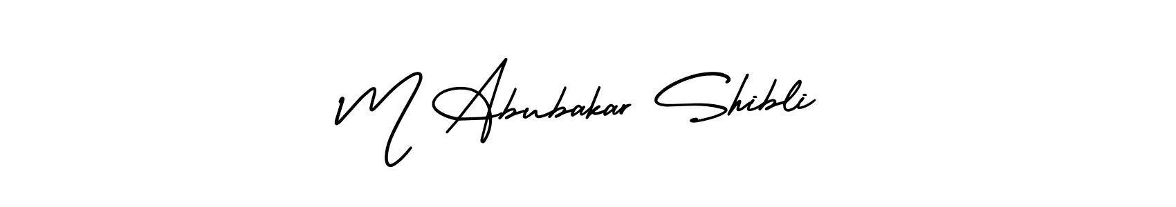 Also we have M Abubakar Shibli name is the best signature style. Create professional handwritten signature collection using AmerikaSignatureDemo-Regular autograph style. M Abubakar Shibli signature style 3 images and pictures png