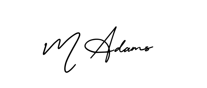 Also You can easily find your signature by using the search form. We will create M Adams name handwritten signature images for you free of cost using AmerikaSignatureDemo-Regular sign style. M Adams signature style 3 images and pictures png