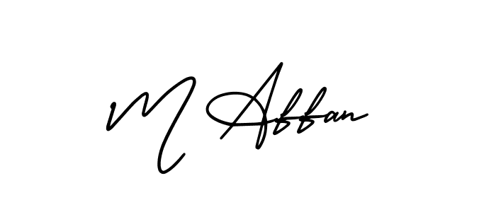 Also You can easily find your signature by using the search form. We will create M Affan name handwritten signature images for you free of cost using AmerikaSignatureDemo-Regular sign style. M Affan signature style 3 images and pictures png