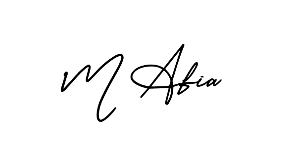 How to Draw M Afia signature style? AmerikaSignatureDemo-Regular is a latest design signature styles for name M Afia. M Afia signature style 3 images and pictures png