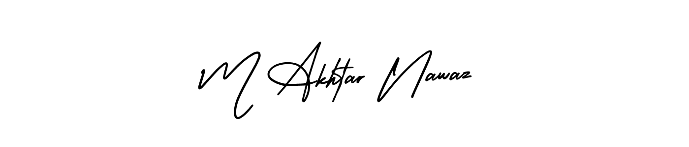 You can use this online signature creator to create a handwritten signature for the name M Akhtar Nawaz. This is the best online autograph maker. M Akhtar Nawaz signature style 3 images and pictures png