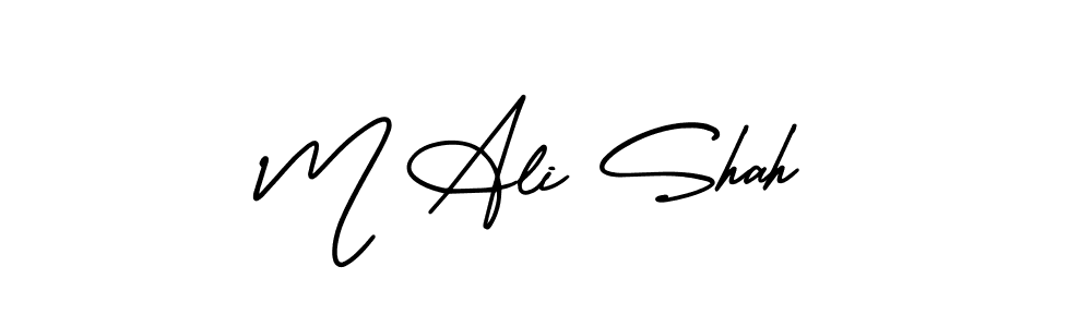 Make a beautiful signature design for name M Ali Shah. Use this online signature maker to create a handwritten signature for free. M Ali Shah signature style 3 images and pictures png