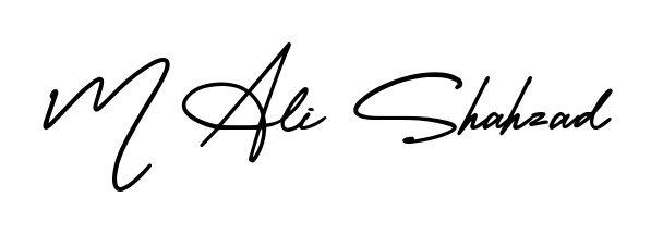M Ali Shahzad stylish signature style. Best Handwritten Sign (AmerikaSignatureDemo-Regular) for my name. Handwritten Signature Collection Ideas for my name M Ali Shahzad. M Ali Shahzad signature style 3 images and pictures png