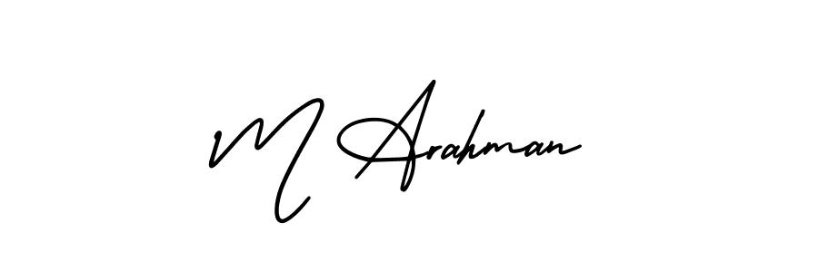Best and Professional Signature Style for M Arahman. AmerikaSignatureDemo-Regular Best Signature Style Collection. M Arahman signature style 3 images and pictures png