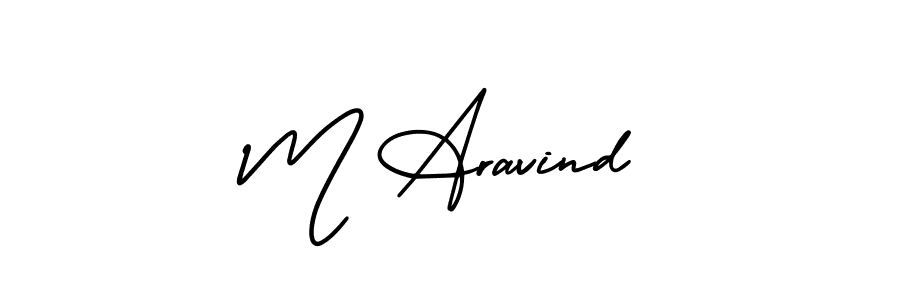 How to make M Aravind signature? AmerikaSignatureDemo-Regular is a professional autograph style. Create handwritten signature for M Aravind name. M Aravind signature style 3 images and pictures png