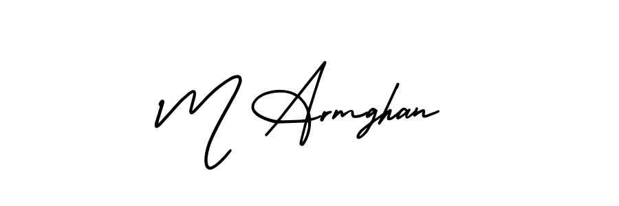 Also You can easily find your signature by using the search form. We will create M Armghan name handwritten signature images for you free of cost using AmerikaSignatureDemo-Regular sign style. M Armghan signature style 3 images and pictures png