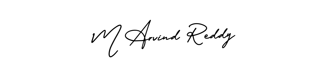 Similarly AmerikaSignatureDemo-Regular is the best handwritten signature design. Signature creator online .You can use it as an online autograph creator for name M Arvind Reddy. M Arvind Reddy signature style 3 images and pictures png