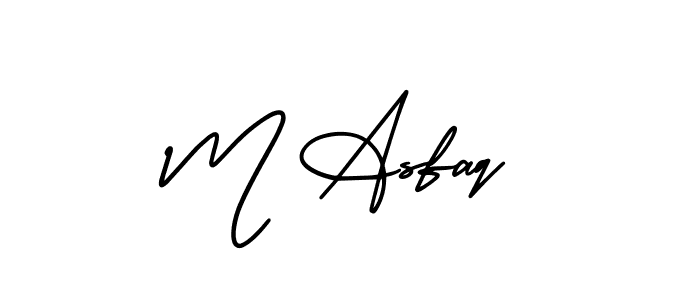 Make a beautiful signature design for name M Asfaq. Use this online signature maker to create a handwritten signature for free. M Asfaq signature style 3 images and pictures png