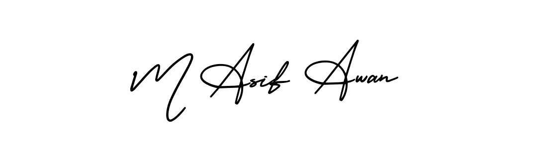 Best and Professional Signature Style for M Asif Awan. AmerikaSignatureDemo-Regular Best Signature Style Collection. M Asif Awan signature style 3 images and pictures png