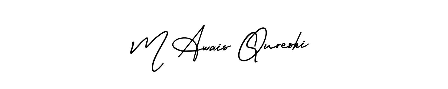 How to make M Awais Qureshi signature? AmerikaSignatureDemo-Regular is a professional autograph style. Create handwritten signature for M Awais Qureshi name. M Awais Qureshi signature style 3 images and pictures png