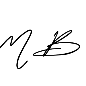 Similarly AmerikaSignatureDemo-Regular is the best handwritten signature design. Signature creator online .You can use it as an online autograph creator for name M B. M B signature style 3 images and pictures png